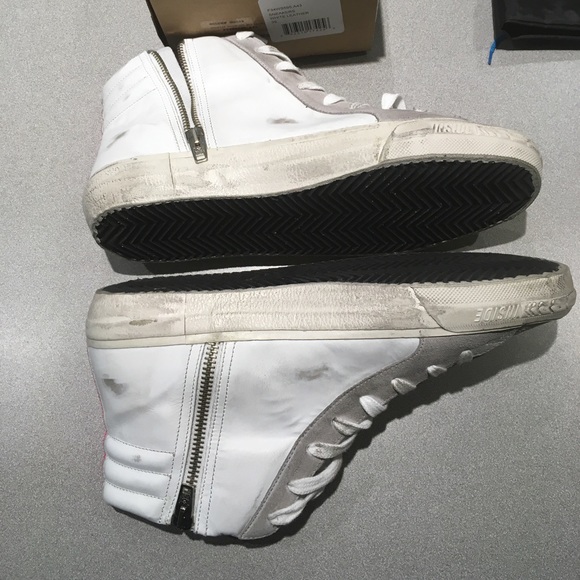 Golden Goose Slide Sneaker White/Pink/Green 39 NIB - Picture 6 of 8